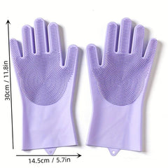 Dog Bath Gloves Pet Hair Removal Gloves for Grooming