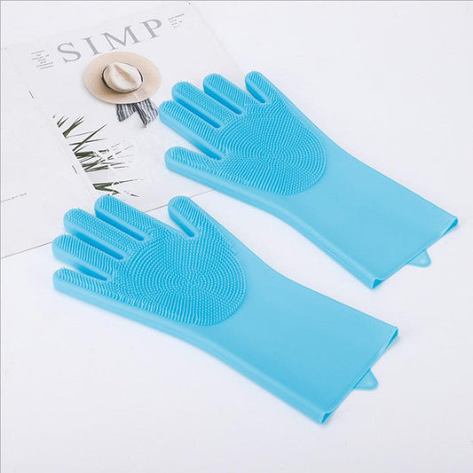 Dog Bath Gloves Pet Hair Removal Gloves for Grooming