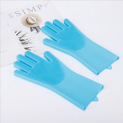 Dog Bath Gloves Pet Hair Removal Gloves for Grooming