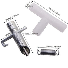 10pcs Automatic Nipple Water Feeder with 3 Ports for Rabbit Bunny Rodents