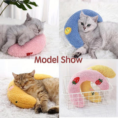 Soft Cat Pillow Pet Plush Bed Ultra Fluffy Calming Toy Cuddler