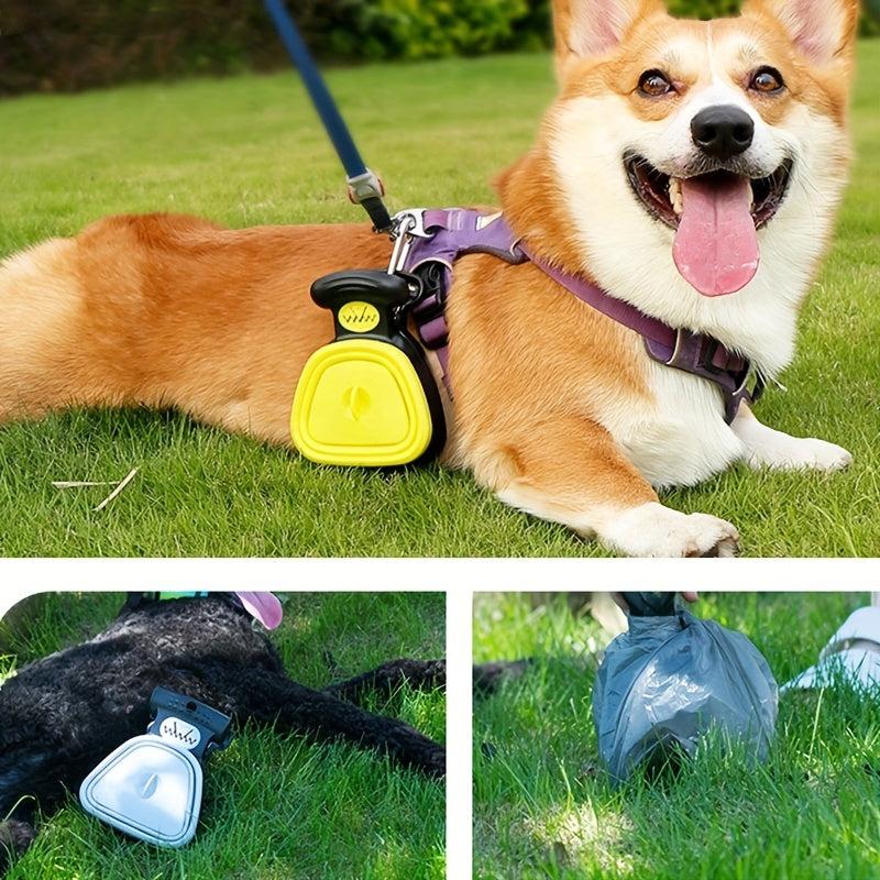 Portable Dog Pooper Scooper with Expandable Waste Container
