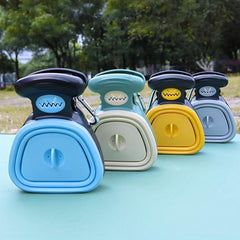Portable Dog Pooper Scooper with Expandable Waste Container