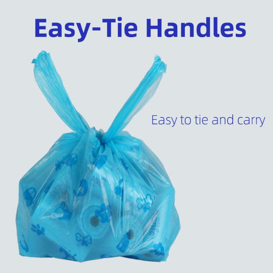100pcs Durable 1.5 Silk Dog Poop Bags Leak Proof Pet Waste Disposal