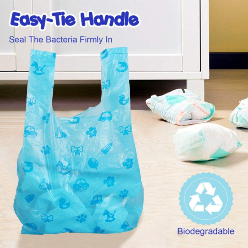 100pcs Durable 1.5 Silk Dog Poop Bags Leak Proof Pet Waste Disposal