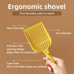 Cat Litter Scoop with Hanging Hook Deep Shovel Pet Cleaning