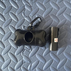 Portable Pet Poop Bag Holder & Dispenser for Outdoor Cleanup