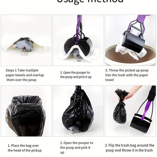 Dog Pooper Scooper Long Handle Pet Supplies