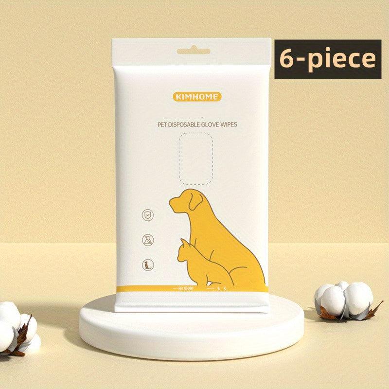 Pet Dog Cleaning Grooming Supplies Set with Dental and Bathing Wipes