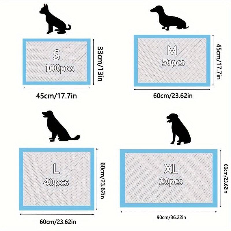 Dog Disposable Urine Pads Deodorant Puppy Potty Training Pads - 20/40/50/100pcs