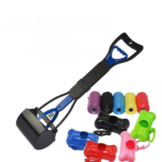 Portable Dog Poop Scooper Long Handled Dog Waste Picker