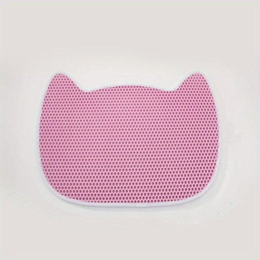 Waterproof Non Slip Pet Litter Mat Double Layer Cat Litter Pad
