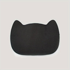 Waterproof Non Slip Pet Litter Mat Double Layer Cat Litter Pad