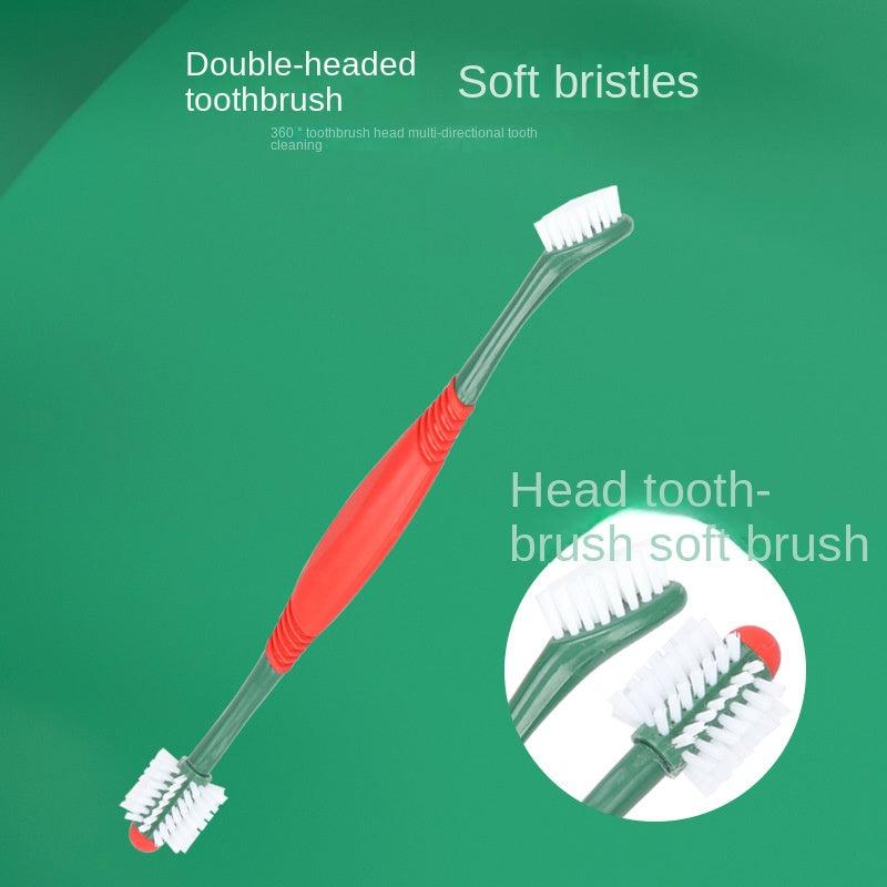 1pc Beef Flavored Pet Toothpaste And Toothbrush Set for Cat & Dog Dental Care