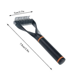 Double Sided Pet Grooming Brush Undercoat Rake for Dogs and Cats