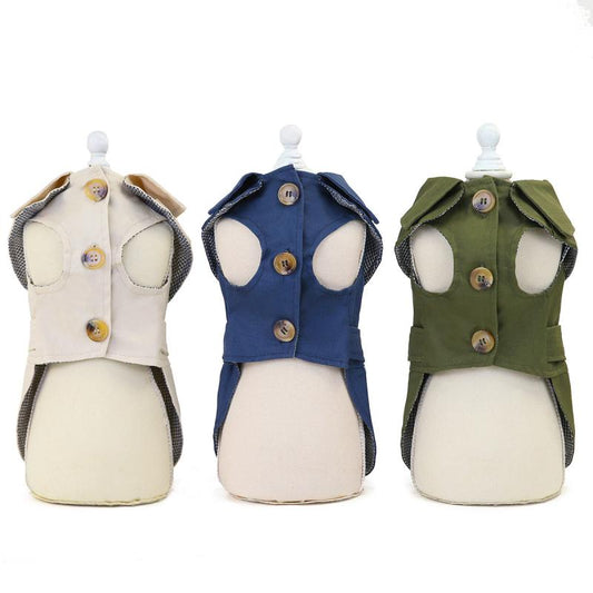 All Weather Pet Windbreaker for Small and Medium Dogs - Stylish and Durable