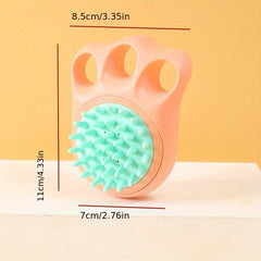 Paw Silicone Pet Bath Brush Dog Hair Removal Comb Cat Dog Hair Cleaner