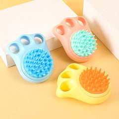 Paw Silicone Pet Bath Brush Dog Hair Removal Comb Cat Dog Hair Cleaner