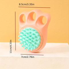 Paw Silicone Pet Bath Brush Dog Hair Removal Comb Cat Dog Hair Cleaner