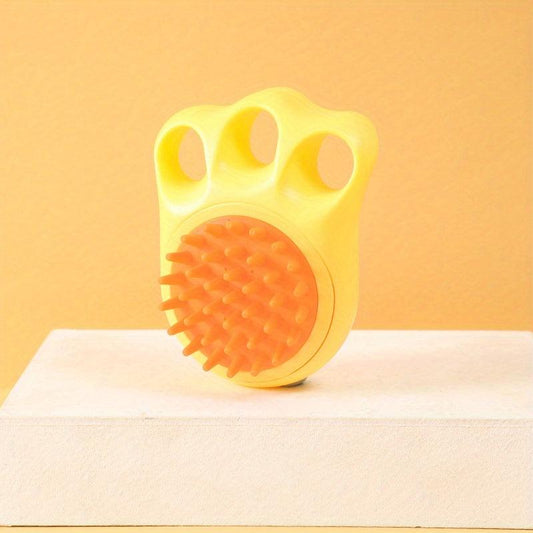 Paw Silicone Pet Bath Brush Dog Hair Removal Comb Cat Dog Hair Cleaner