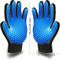 Pet Massage Gloves For Dog & Cat Dog Hair Removal Mitten Cat Hair Remover Glove