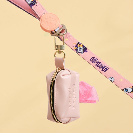 Love Pets Pouch, Portable Pouch, Attach To Leash