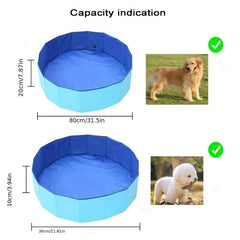 Pet Foldable Shower Tub Dog Bath Wash Tub