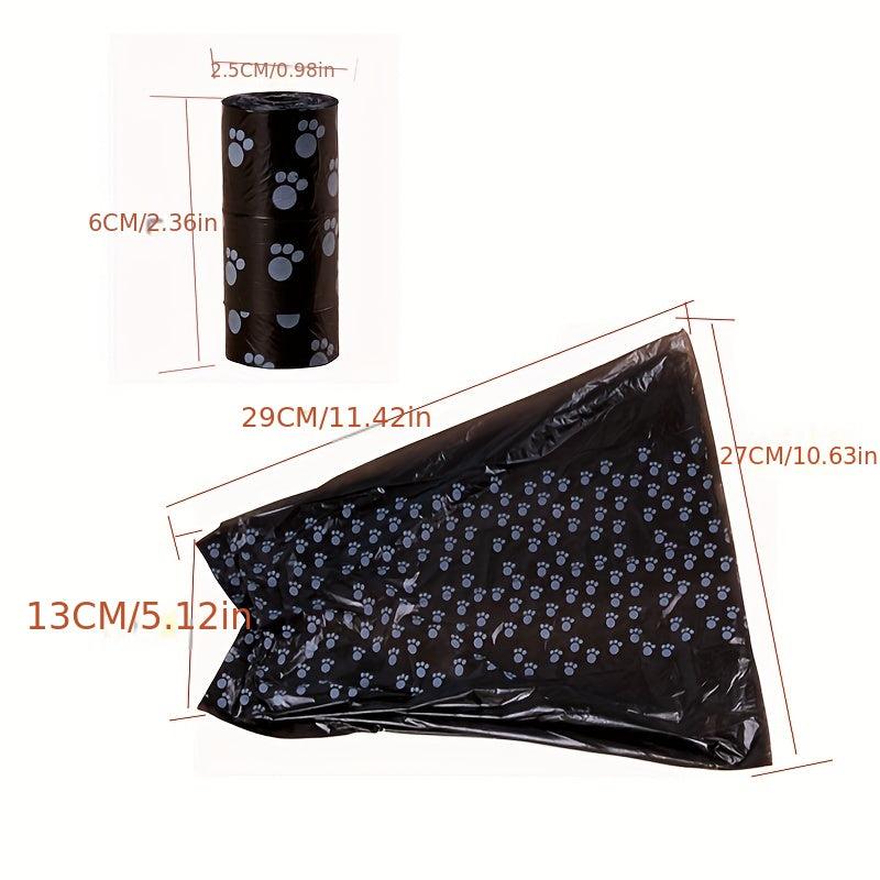 5pcs Thin Dog Poop Bags Leak Proof For Pet Outdoor Supplies