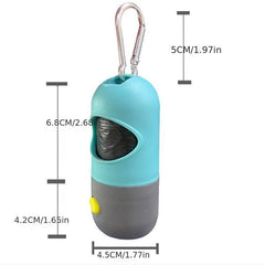 LED Light Dog Poop Bag Dispenser Spoon Pet Cleaning Accessory