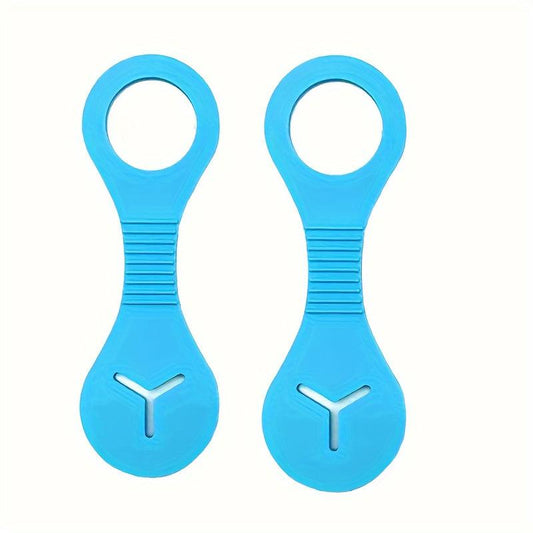 4pcs Dog Poop Bag Holder For Dog Leash Hand Flexible Pet Poop Bag Storage Clip