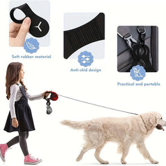 4pcs Dog Poop Bag Holder For Dog Leash Hand Flexible Pet Poop Bag Storage Clip