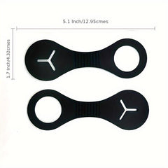 4pcs Dog Poop Bag Holder For Dog Leash Hand Flexible Pet Poop Bag Storage Clip
