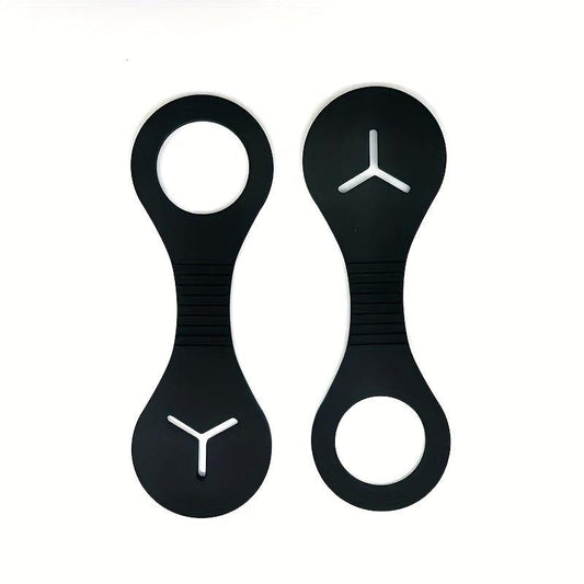 4pcs Dog Poop Bag Holder For Dog Leash Hand Flexible Pet Poop Bag Storage Clip