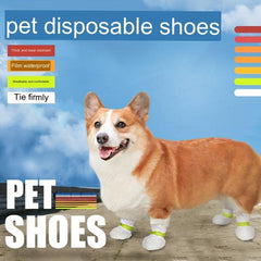 Disposable Pet Dog Paw Cover Shoes 20pcs Per Bag Waterproof Dog Boots
