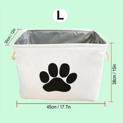 Fabric Organizing Basket Dog Storage Bin