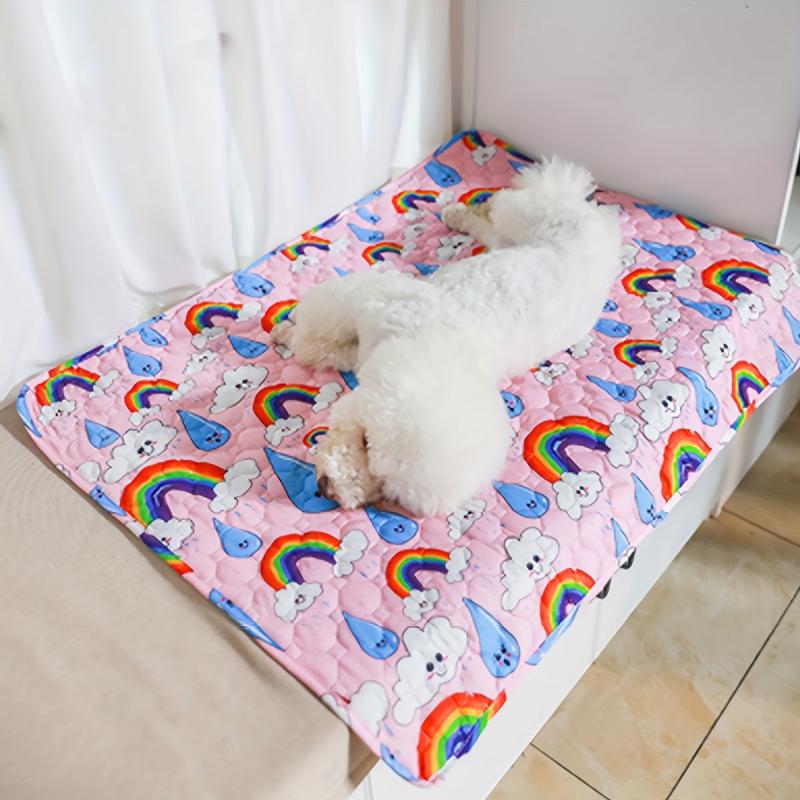Cartoon Washable Dog Pee Pad Reusable Dog Toilet Mat