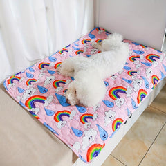 Cartoon Washable Dog Pee Pad Reusable Dog Toilet Mat
