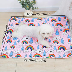 Cartoon Washable Dog Pee Pad Reusable Dog Toilet Mat