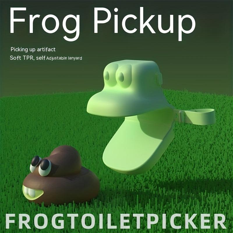 Frog Shaped Dog Poop Scooper Portable Sanitary Dog Waste Pick Up