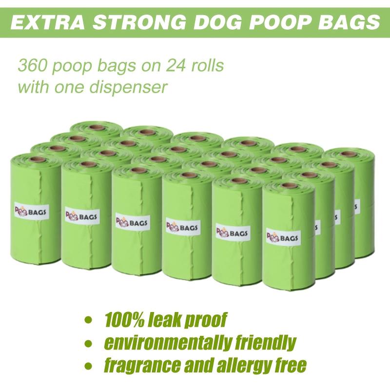 Leak Proof Dog Poop Bags Pet Waste Bags