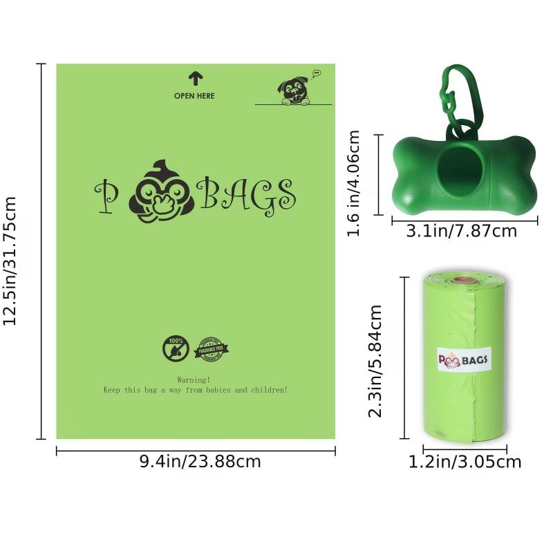 Leak Proof Dog Poop Bags Pet Waste Bags