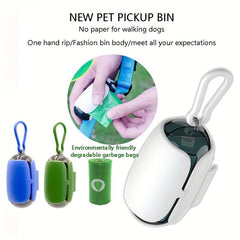 Dog Poop Bags Dispenser For Leash Waste Bag Holder For Dogs