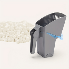 Multifunctional Cat Litter Shovel w/ Holder & Sifter, Pet Cleaning Supplies
