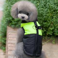 Quilted Winter Vest for Dogs Warm and Cozy Pet Jacket Zipper