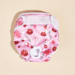 Floral Pattern Dog Diaper Washable Pet Physiological Pant