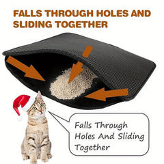 Waterproof Cat Litter Mat Easy To Clean Non Slip Cat Mat