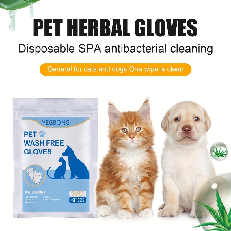 Pet Hair Remover Mitt Disposable Cleaning Gloves for Dogs and Cats
