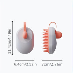 Dog Bath Brush Pet Grooming Bath Brush With Cleaning And Massage Functions