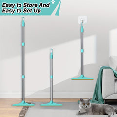 Adjustable Long Handled Pet Hair Remover for Couch Bed Carpet