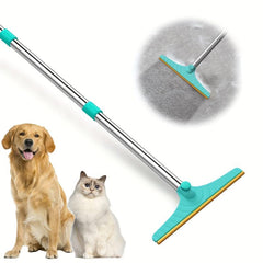 Adjustable Long Handled Pet Hair Remover for Couch Bed Carpet
